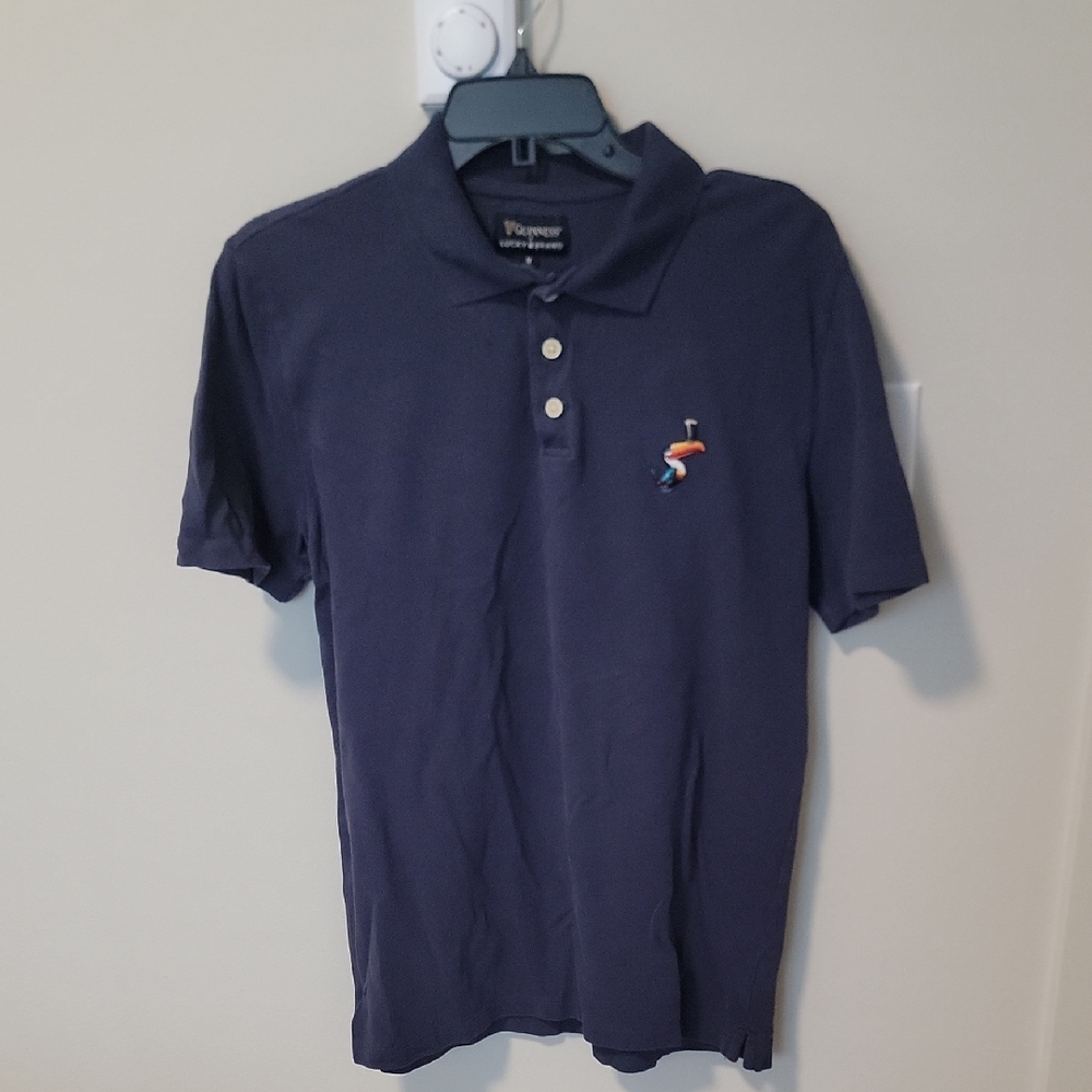 Lucky Brand/Guinness Men's Navy Polo Shirt